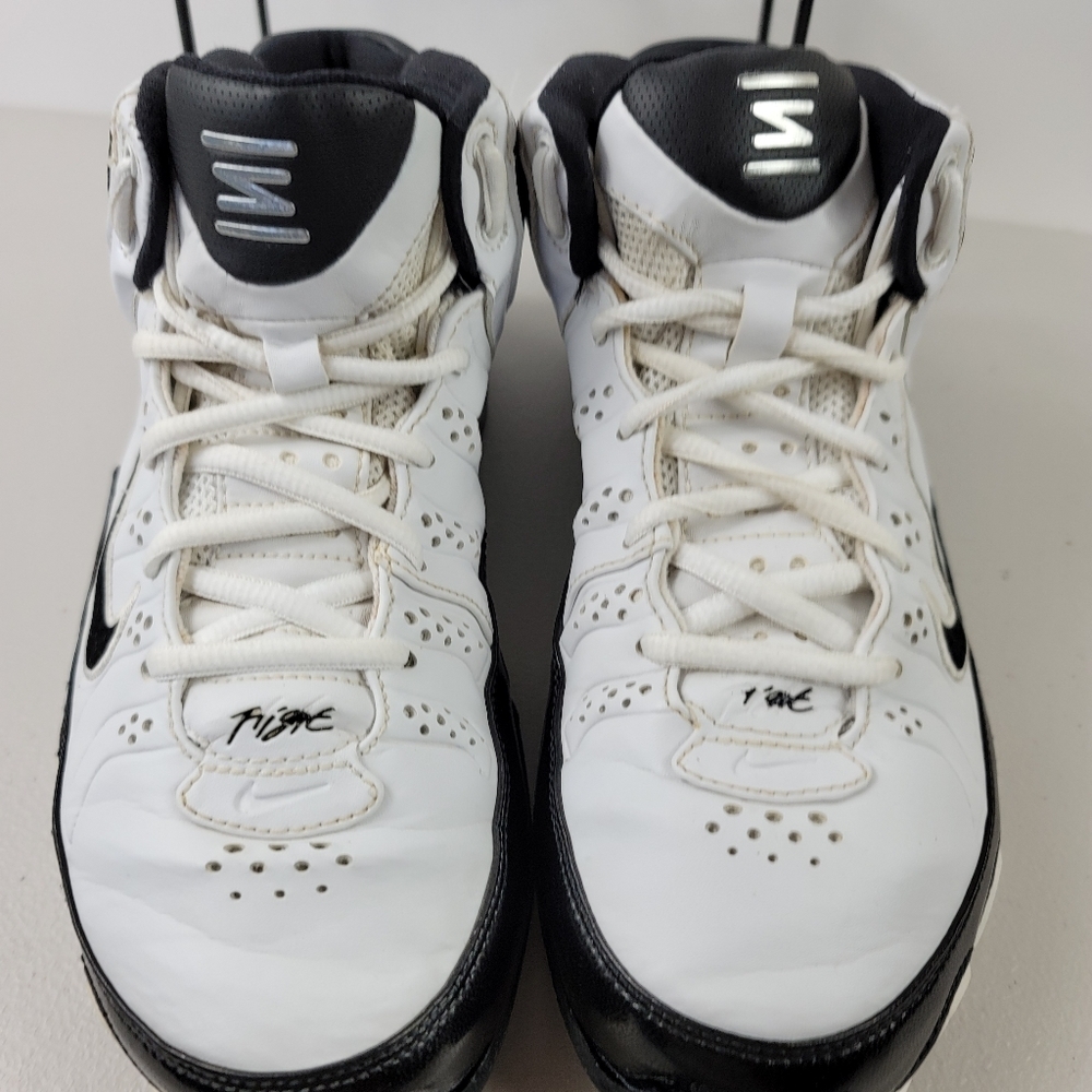 Nike Shox Lethal TB White Black 2005 Vintage Basketball Shoes - Picture 8 of 9